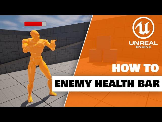 UNREAL ENGINE 5 | How to make ENEMY HEALTH BAR