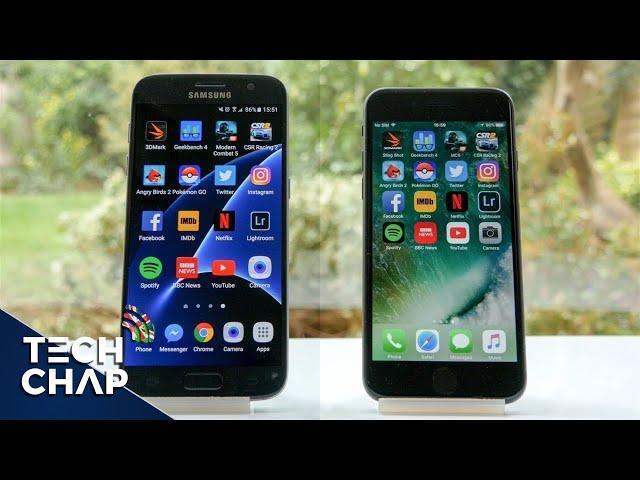 iPhone 7 vs Galaxy S7 Speed Test - Which is Faster?