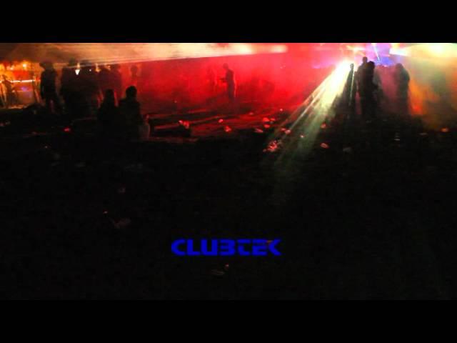 Clubtek 2W RGB laser outdoor at TGE festival