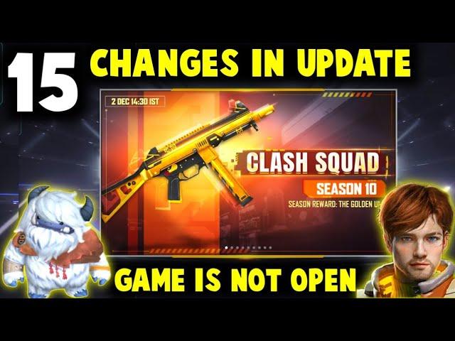 FREE FIRE NEW UPDATE | GAME IS NOT OPEN | FREE FIRE OB31 UPDATE DETAILS - GARENA FREE FIRE