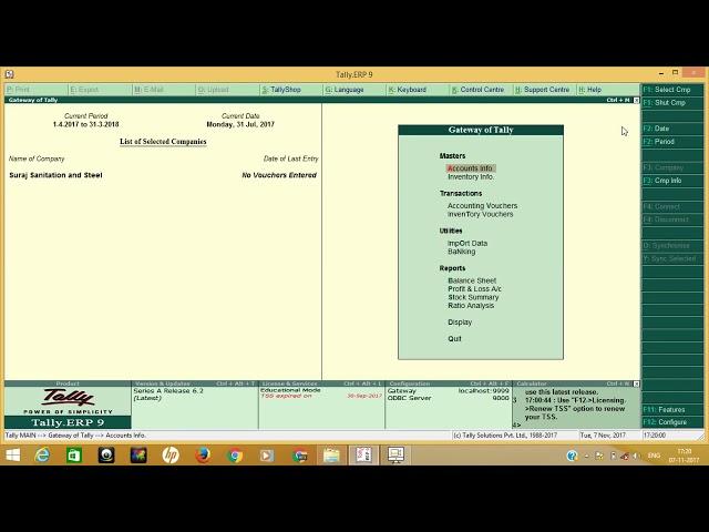 TDS ON RENT OF LAND AND BUILDING | TALLY ERP9 6.2 | TDS entry in tally erp9