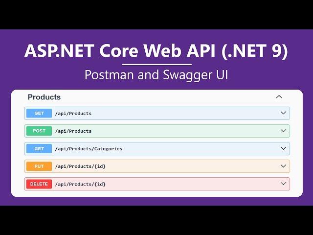 Create and Run your First ASP.NET Core Web API (.NET 9) using OpenAPI, Postman and Swagger UI