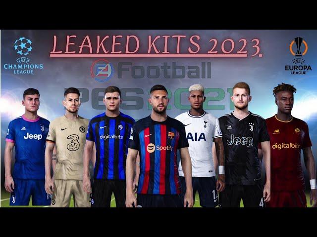 PES 2021 | LEAKED KITS SEASON 2023 (sider & cpk version) SOMAA|KIT MAKER