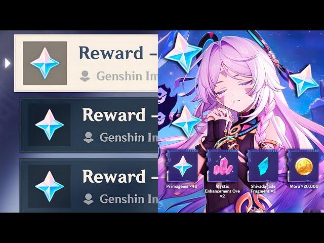 DON’T MISS OUT THESE NEW WEB EVENTS And More FREEMOGEMS REWARDS TODAY - Genshin Impact