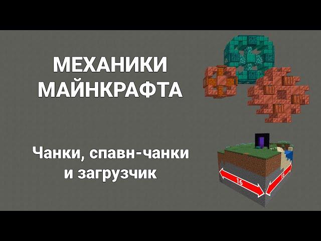 Механики майнкрафта #3. Чанки, спавн-чанки и загручик