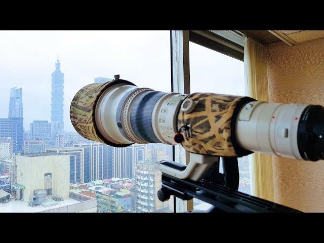 25mm-15000mm 600X Super-telephoto ZOOM- Canon EF 800mm F5.6 IS -4K- Taipei 101 超望遠