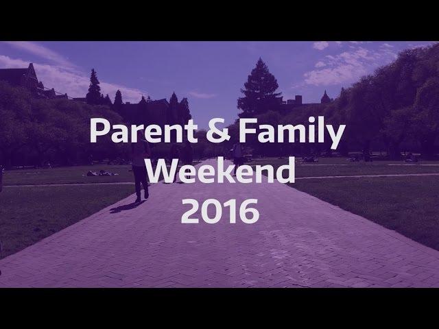 UW Parent & Family Weekend 2016