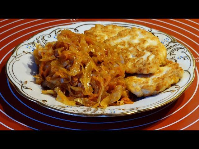 КАПУСТА ТУШЕНАЯ. Как Приготовить Тушеную Капусту Вкусно и Просто // Stewed cabbage