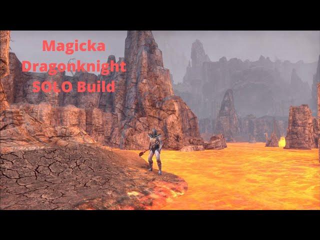 Magicka Dragonknight SOLO Build | The Elder Scrolls Online Waking Flame PS5 GAMEPLAY