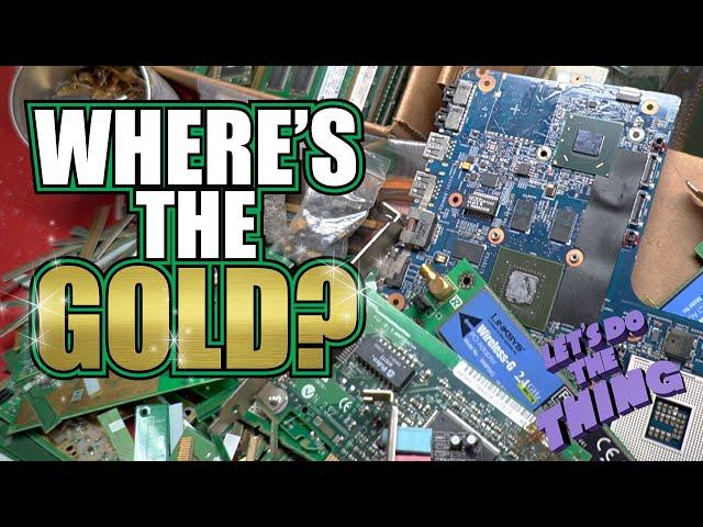 Where Is The Gold Inside A Computer? - How To Find Precious Metals In Electronics