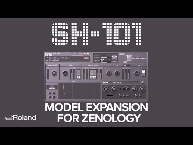 Roland SH-101 Model Expansion for ZENOLOGY Software Synthesizer