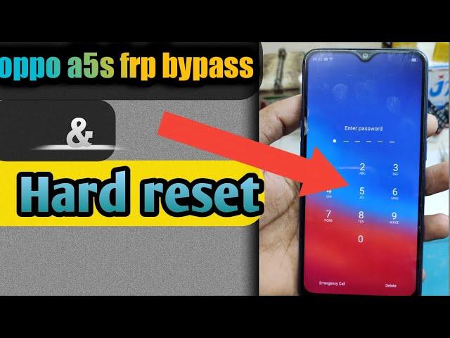 OPPO A5 A5S A1k  CPH1920   FRP  ACCOUNT BYPASS NEW SECURITY WITHOUT PC /Without Box 100%