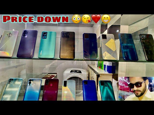 Used mobiles price drop down wow oppo vivo infinix techno iPhone Samsung Pakistan india used market