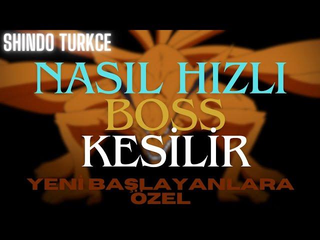 EN HIZLI NASIL BOSS KESILIR | YENİ İÇERİKLER | SHINDO LIFE TÜRKÇE