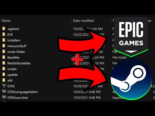 How to use the same GTA5 directory for both Steam and Epic Games