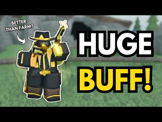 The Cowboy Got An INSANE BUFF! | BETTER THAN FARM? - Tower Defense Simulator (UPDATE)