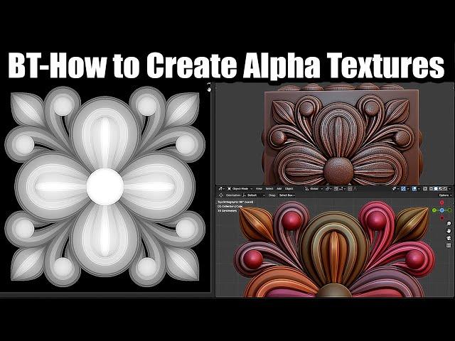 How to Create Alpha Textures - Blender Tutorial