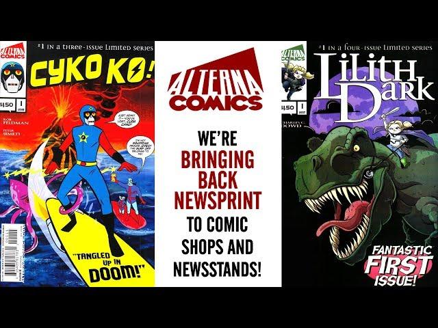 My first look at ALTERNA COMICS!!