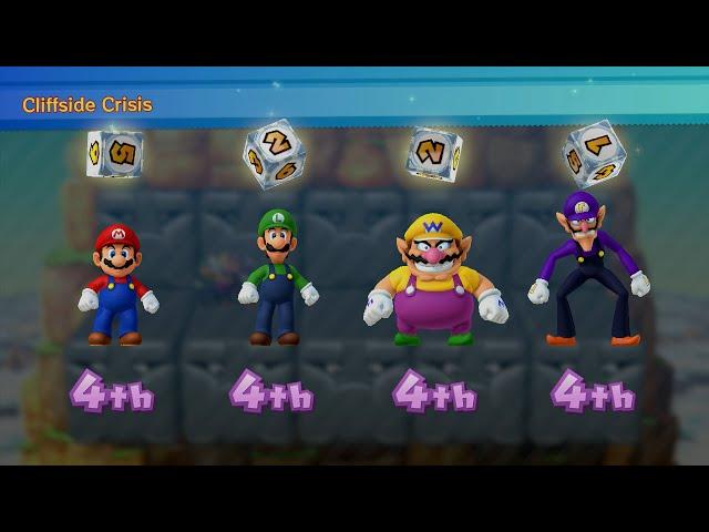 Mario Party 10 Mario Party - Mario vs Luigi vs Wario vs Waluigi - Airship Central Master Difficulty