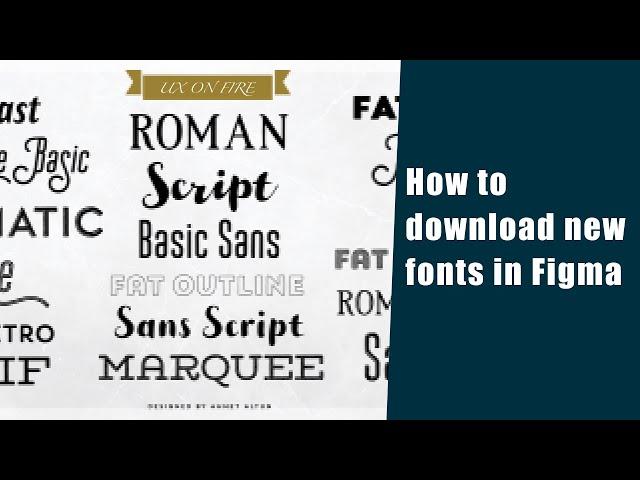 How to download new fonts in figma | Free