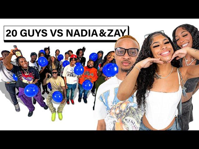 20 GUYS VS 2 INFLUENCERS: NADIA & ZAY