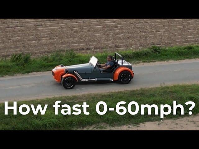 GBS Zero 0-60mph acceleration - comparing to Caterham 360 / 420