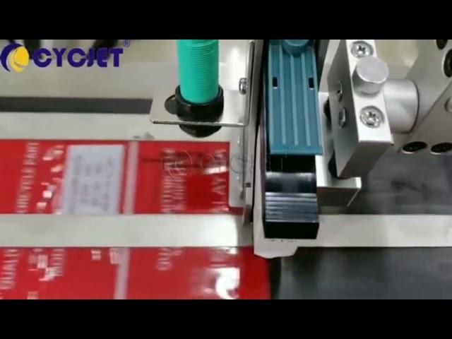 CYCJET TIJ Thermal Foaming Piezo Inkjet Printer for Red PE Plastic Bag Letters No  Online Printing