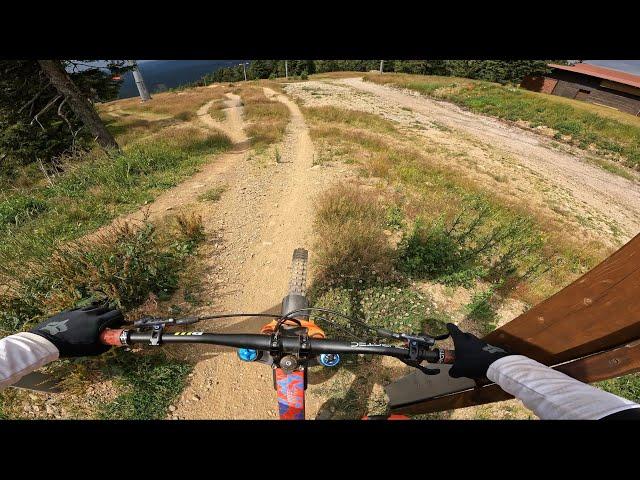 Klinovec DH track 2023 Full Run Nina Hoffmann