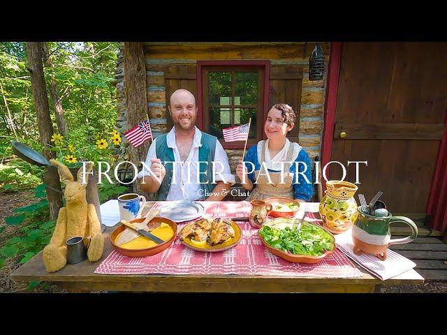 1800's Outdoor Supper | Best Chicken EVER | Barn Raising | LIVE CHAT