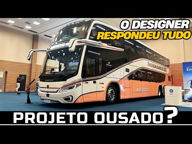 NOVO ÔNIBUS DOUBLE DECKER BUSSCAR NB1 | O ESPECIALISTA RESPONDEU TODAS AS DÚVIDAS DO PROJETO