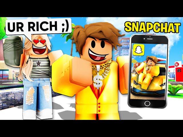 I Caught GOLD DIGGERS using ROBLOX SNAPCHAT..