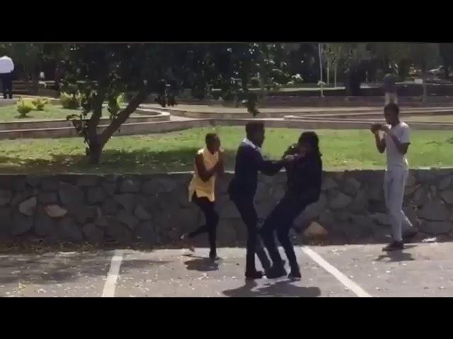 A Video Showing University Of Zimbabwe Students Fighting For A Cheating Girlfriend Has Emerged