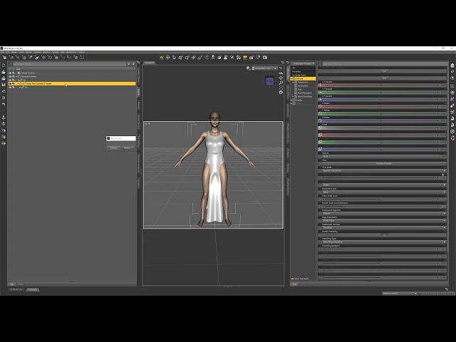 Making and Rigging a Dress with Custom Bones Using Blender And Daz Studio