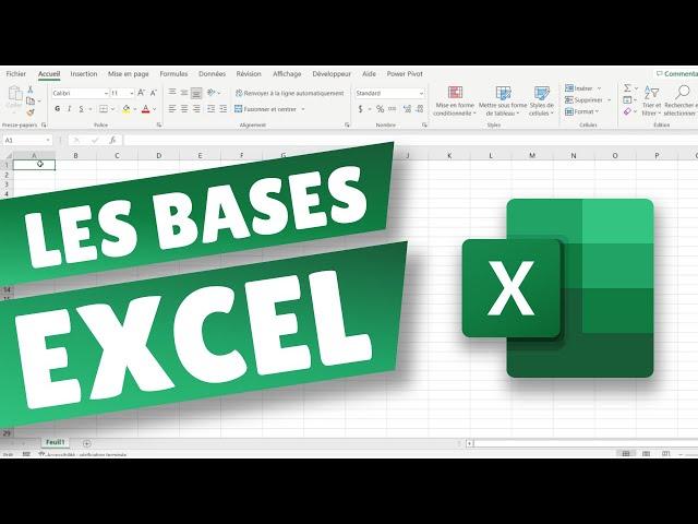 Formation EXCEL - Niveau DÉBUTANT (tuto GRATUIT)