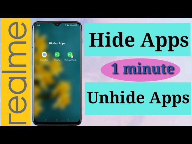 How To Hide & Unhide Apps In All Realme Device