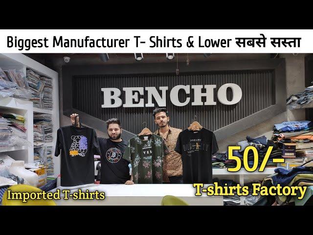 T-shirts Factory 50/- T-shirts Market In Delhi T-shirts Manufacturer In Delhi T-shirts  & Lower