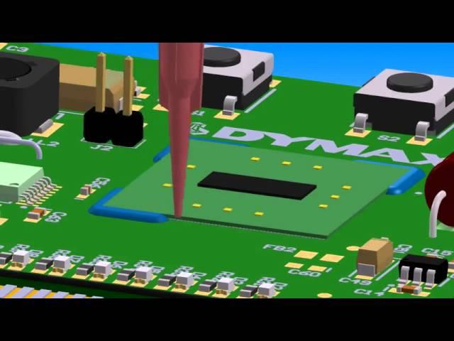 Component ruggedisation using DYMAX UV cure adhesives from INTERTRONICS