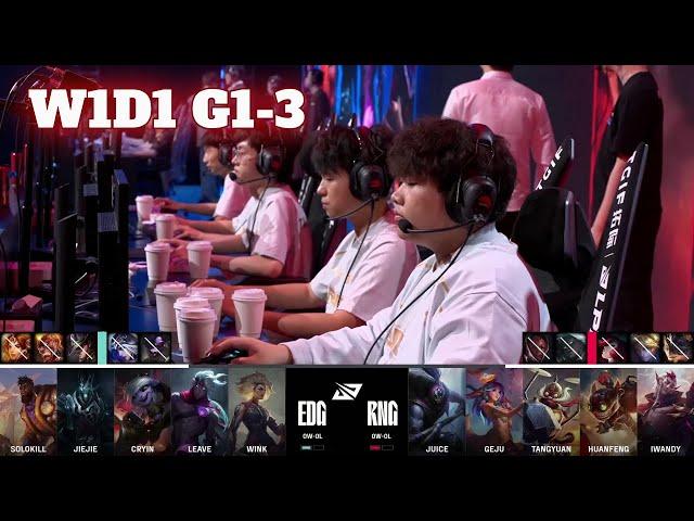 EDG vs RNG - Game 3 | Week 1 Day 1 LPL Summer 2024 | Edward Gaming vs Royal Never Give Up G3