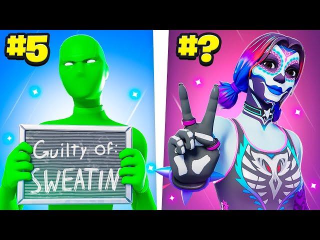 25 SWEATIEST Fortnite Skins