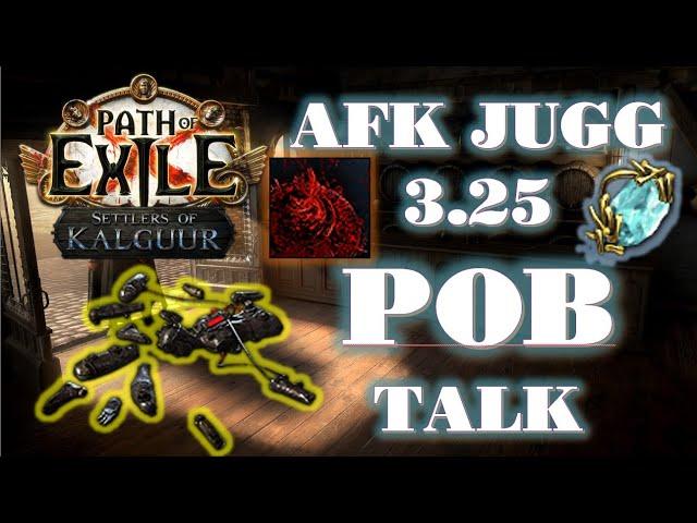 [POE 3.25] POB video on AFK Jugg. Some numbers and mechanic explained, POB ready ish