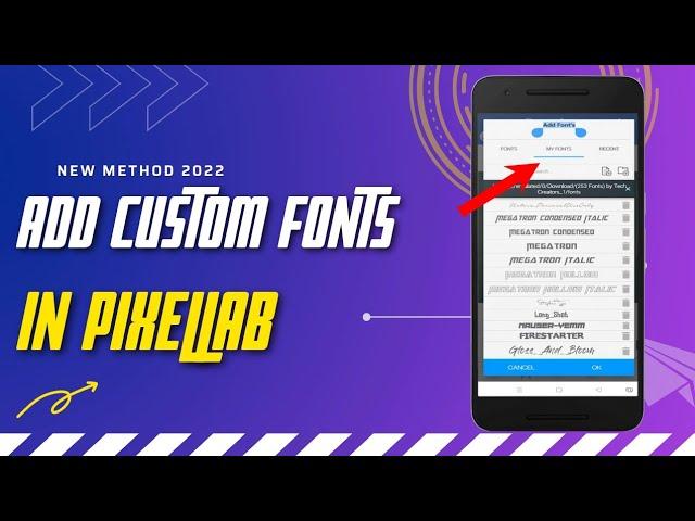 How To Install Custom Fonts In Pixellab 2021