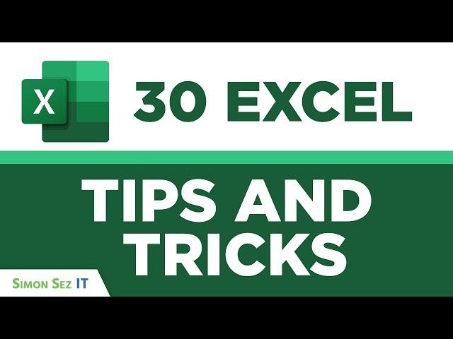 30 Awesome Excel Tips and Tricks for 2023