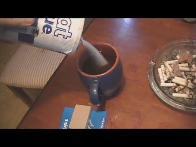 Angry Grandpa and Salt in coffe