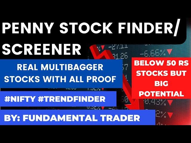 PENNY STOCK SCREENER. HOW TO FIND MULTIBAGGER PENNY STOCKS.