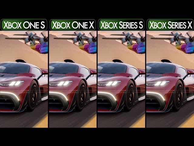 Forza Horizon 5 - Xbox One S|X & Xbox Series X|S - Comparison & FPS