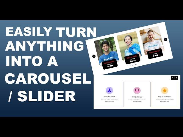 Easily Turn Anything into a CAROUSEL/SLIDER in Elementor (Nested Carousel) | No Plugin 2023