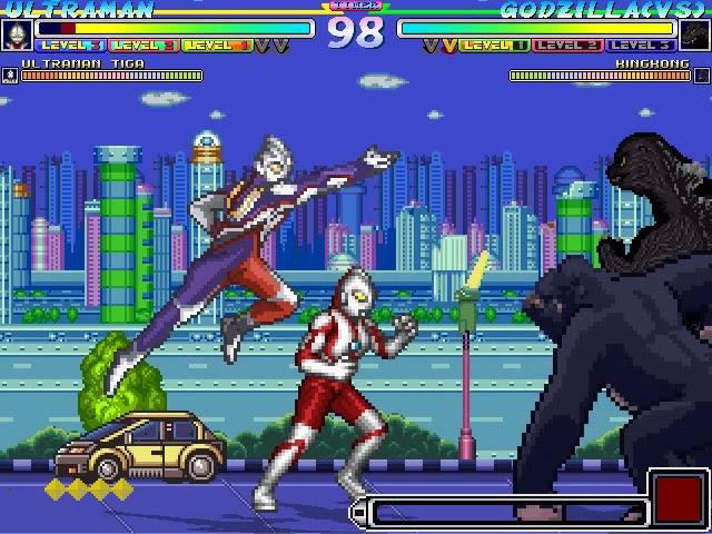 MUGEN: Ultraman And Ultraman Tiga Vs Godzilla And Kong (AI Only)