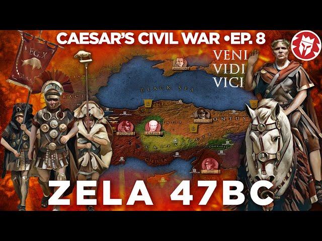 Caesar's Pontic War: Zela and Veni Vidi Vici - Roman DOCUMENTARY