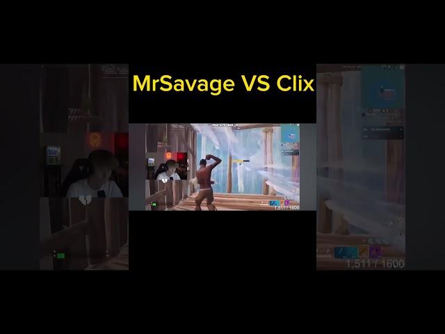 MrSavage VS Clix #fortnite #mrsavage #creative #clix