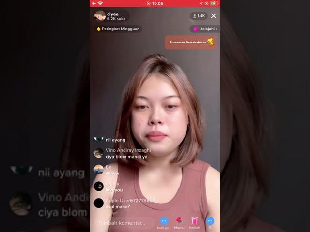 Ciya pamer perut pas live tiktok